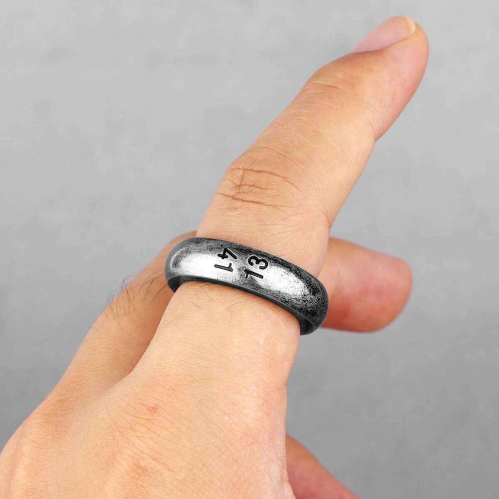 Retro 1314 Couple rs Stainless Steel Men Women Wedding Engagement Rings for Girl Boyfriend Jewelry Creativity Gift Wholesale H260312