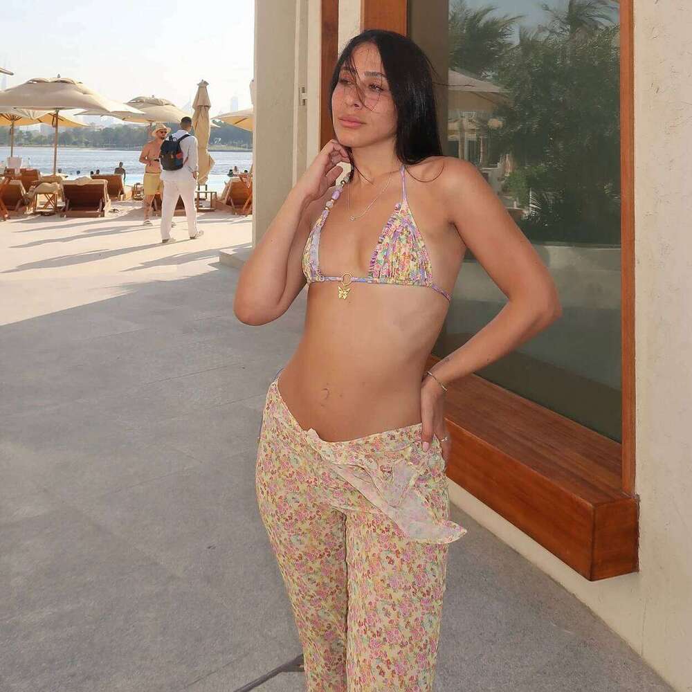 2026 Sexy Bikini Set Women Swimsuit Push Up Swimwear Female Bandeau Biquini Halter Bathing Suit Floral Print Bodysuit Beachwea 26H0313