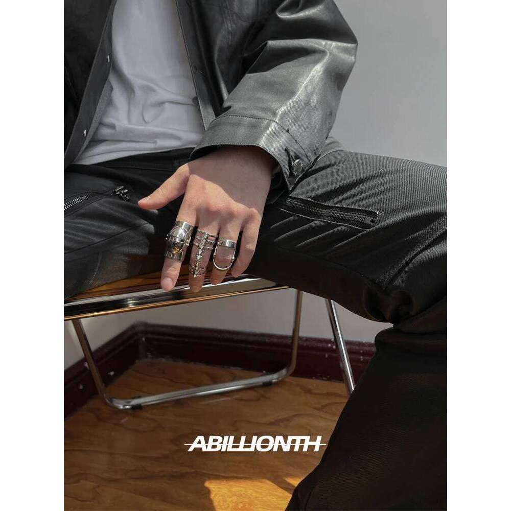 Armour Punk Gothic Rock Scroll Joint Armor Knuckle Knight Metal Multilayer Finger Rings Cosplay Jewelry H260312