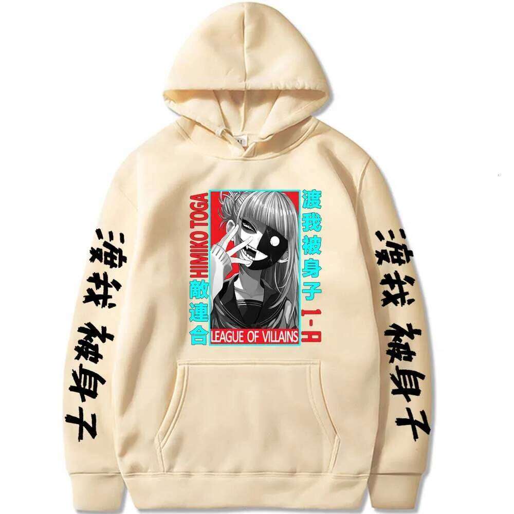 Himiko Toga My Hero Academia Hoodie Fashion Japanese Anime Sweatshirt Hip Hop Casual Unisex Autumn Winter Fleece Streetwear Tops Z260314