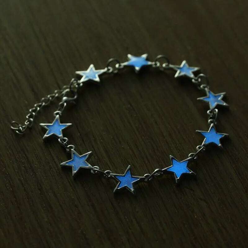 New Romantic Luminous Love Heart Stars for Woman Glow In The Dark Charm Bracelet Girl Party Personality Jewelry Gifts Z260313