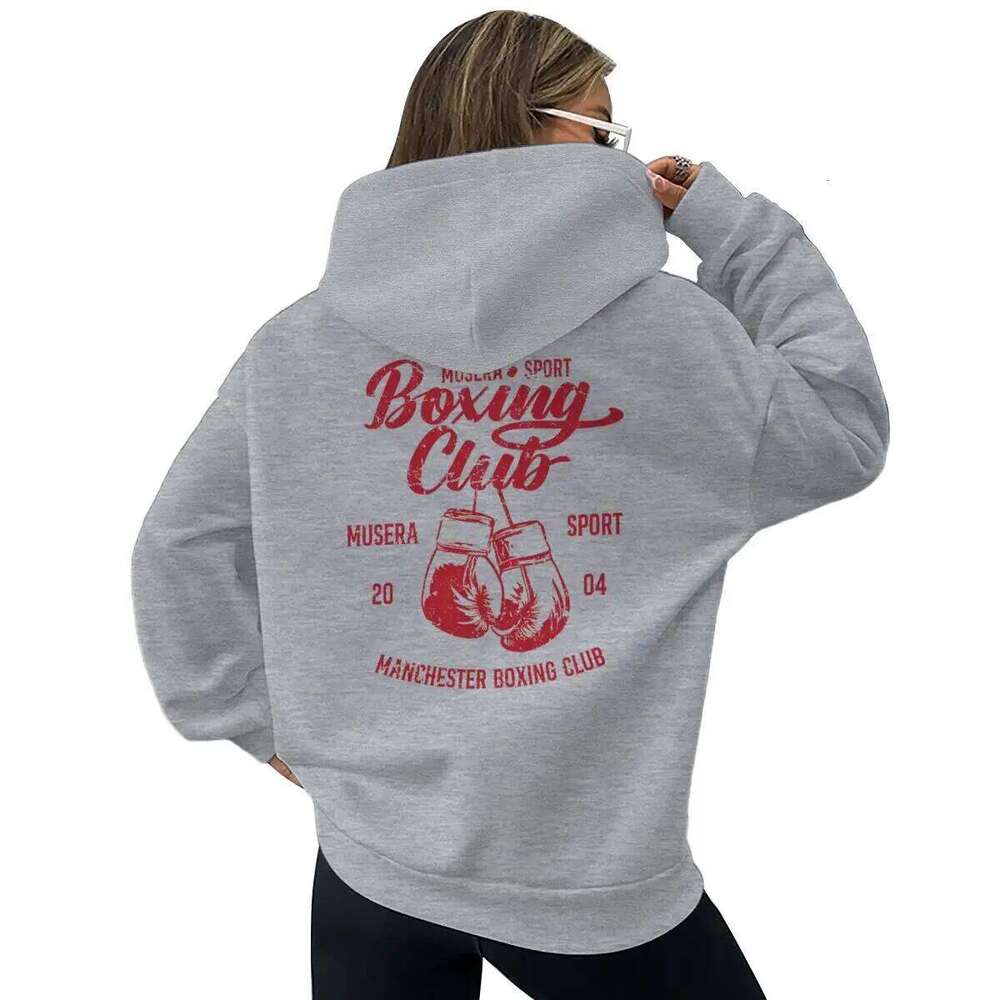 Vintage Club Print Sweatshirt Long Sleeve Men Women Spring Autumn Hoodies Fashion GYM Hoodie Fitness Boxing Male Hoody Z260314