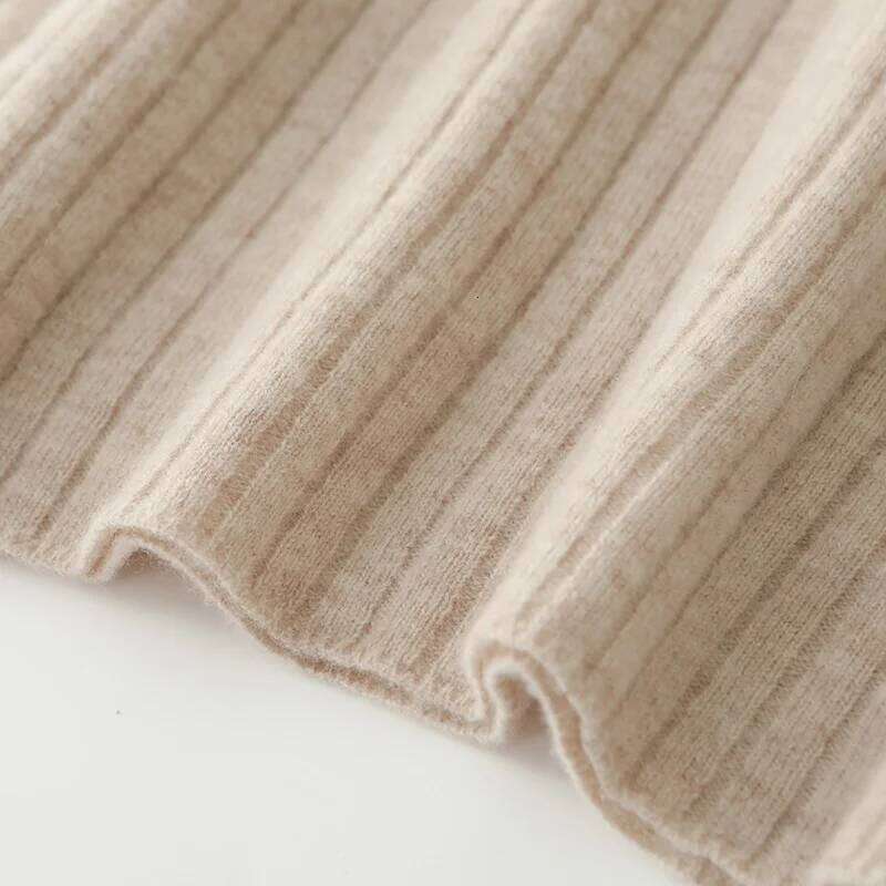 Autumn Winter Women 100% Merino Wool Half turtleneck Sleeve Warm Luxury Fashion Long Skirt Solid Color Knitted Dress Z260314