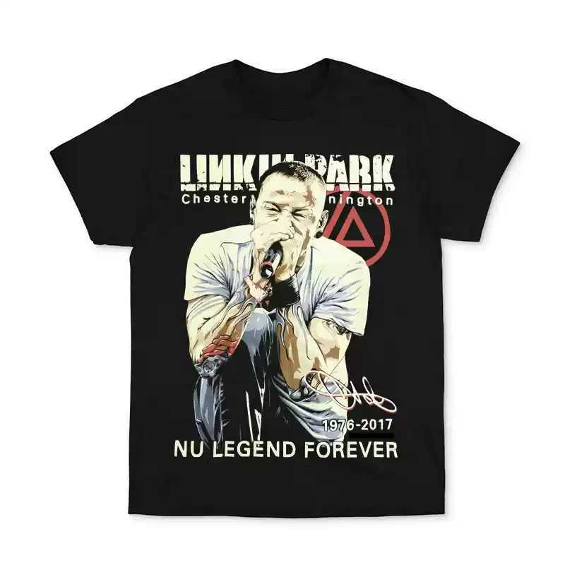 2024 Popular New Linkin Park Rock Band Europe and The United States Short-sleeved T-shirt Clothes for Men and Women Around D260313