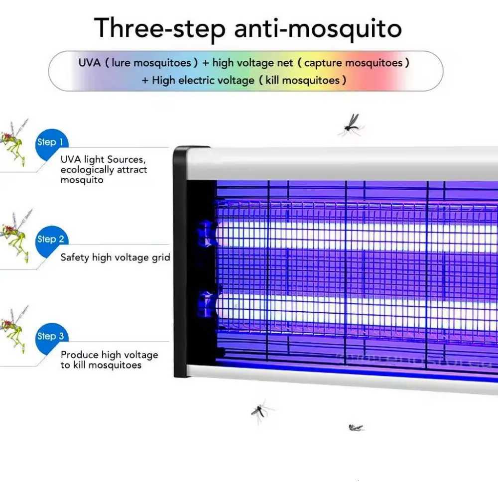 220V 8W Electric Insect Killer Electric Pest Repellent UV LED Lamp Mosquito Killer Lamp Powerful Bug Electric Mosquito Kill H260313