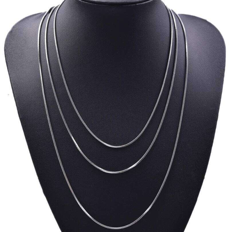 Length 45/50/60/70cm Stainless Steel For Women Men Snake Chain Neck Decor Trendy Jewelry Necklace Acier Inoxydable Gift H260312