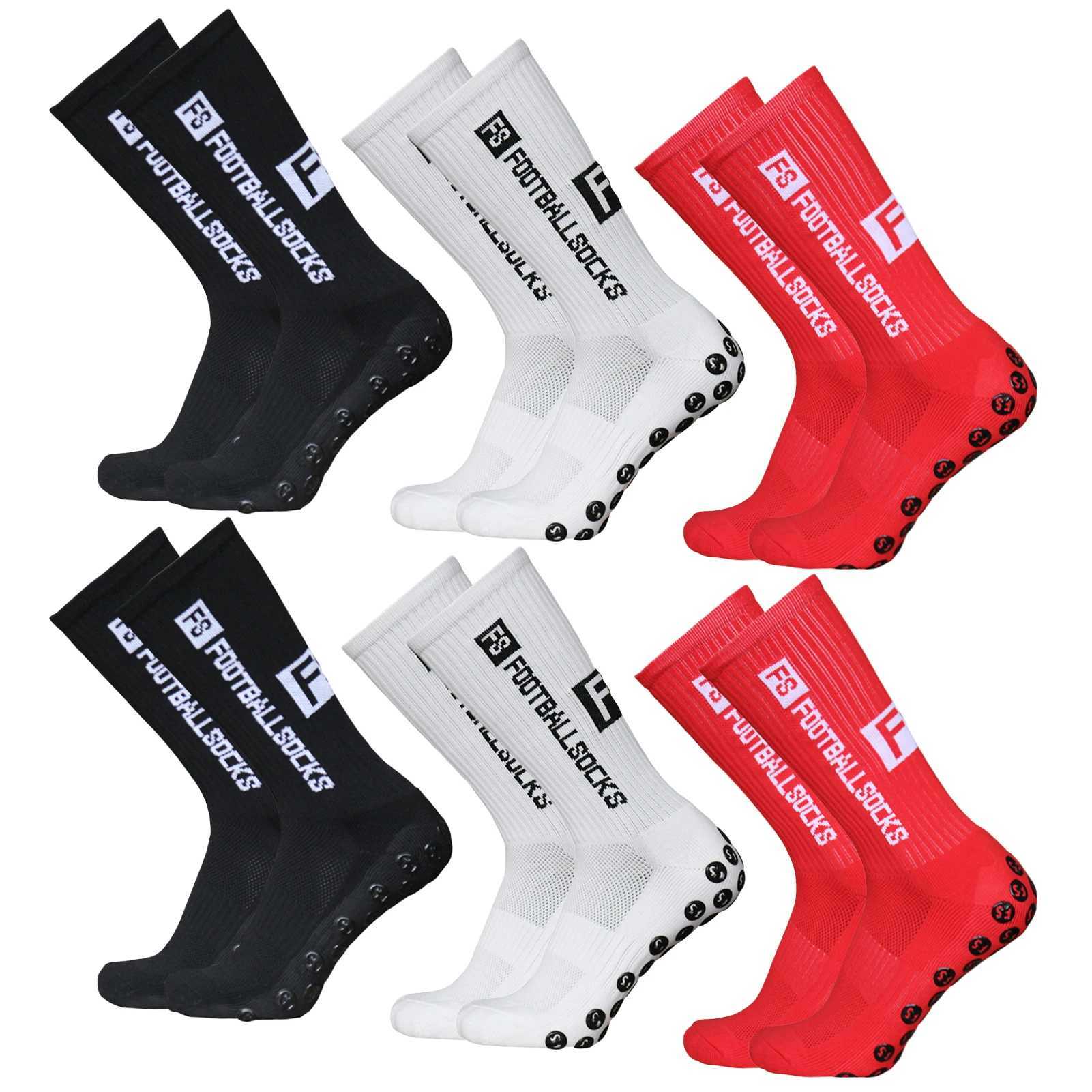 Lixada Outdoor Sports Running Socks Stretcy Socks Athletic Football Soccer Socks Anti-Slip Socks with Grips D260313