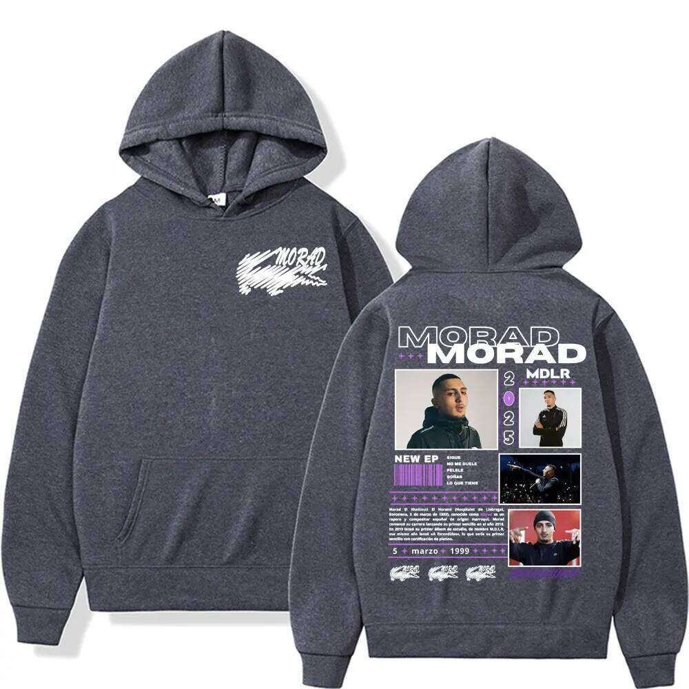 New Tour Hoodies Men Women Harajuku Hip Hop Pop Music Street Sweatshirt Rapper Morad MDLR Album Comfort Casual Fleece Pullovers Z260314