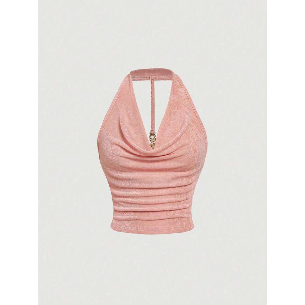 New niche elegant and comfortable halterneck women's vest