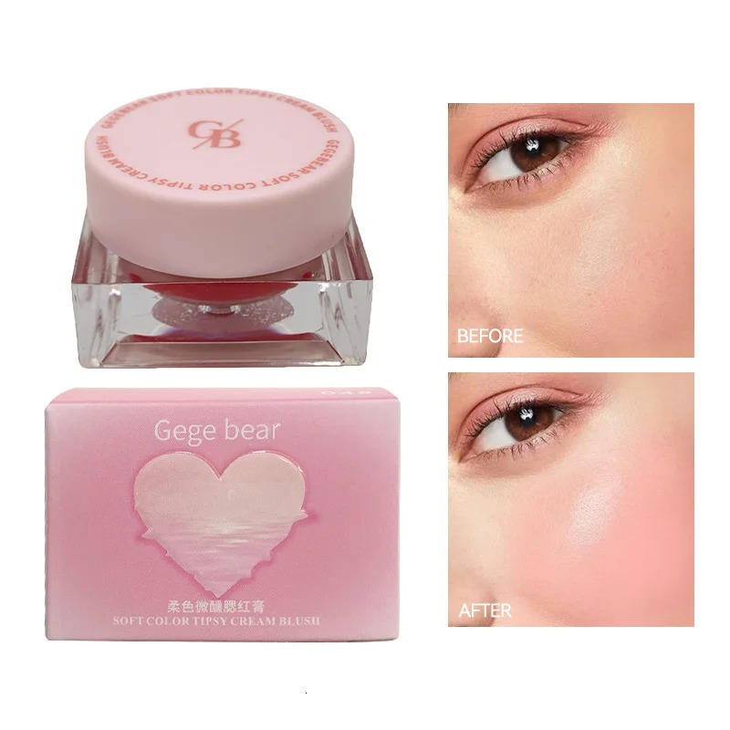 GegeBear Soft Color Cream Blush Long-Lasting and Hydrating Formula - Natural Finish for a Radiant High-Beauty Look 260305