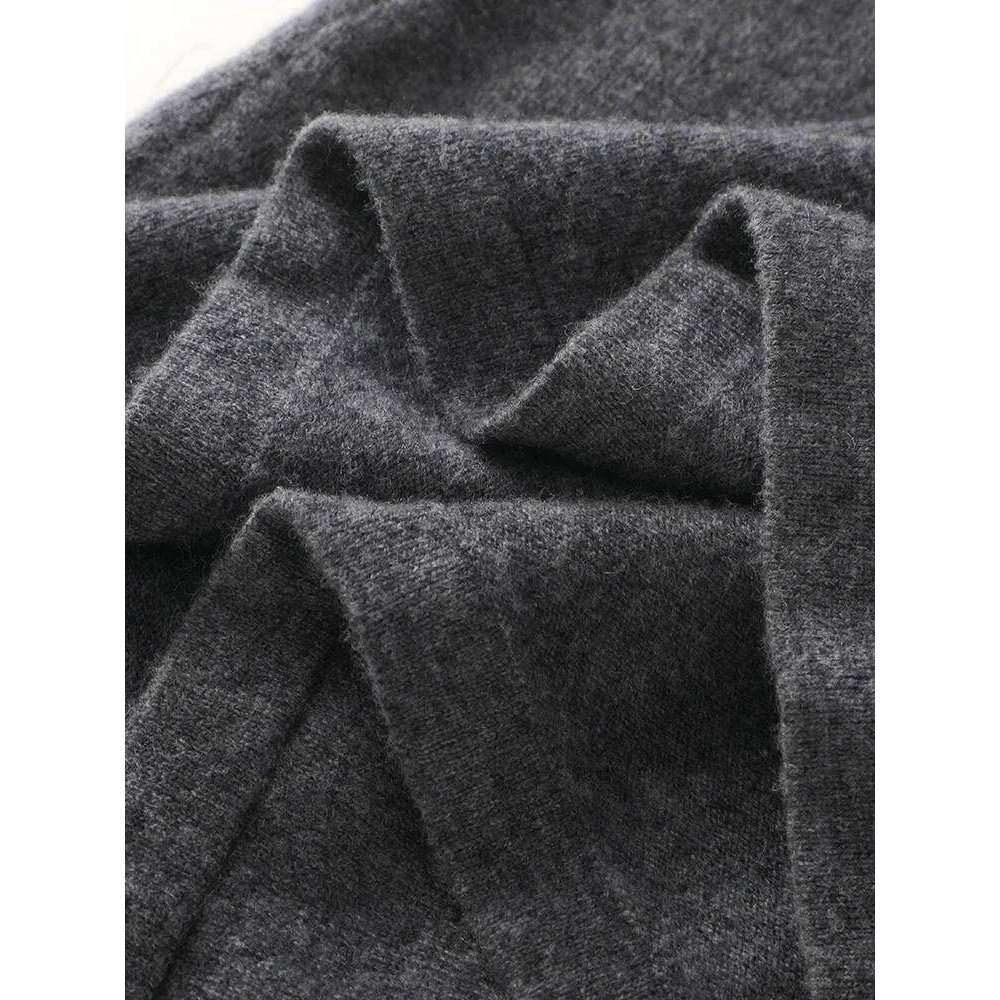 CHICUU Women 100% Knitted One Piece Autumn Winter Thick Warm Cashmere Knitwear Long Sleeve Dress Z260314