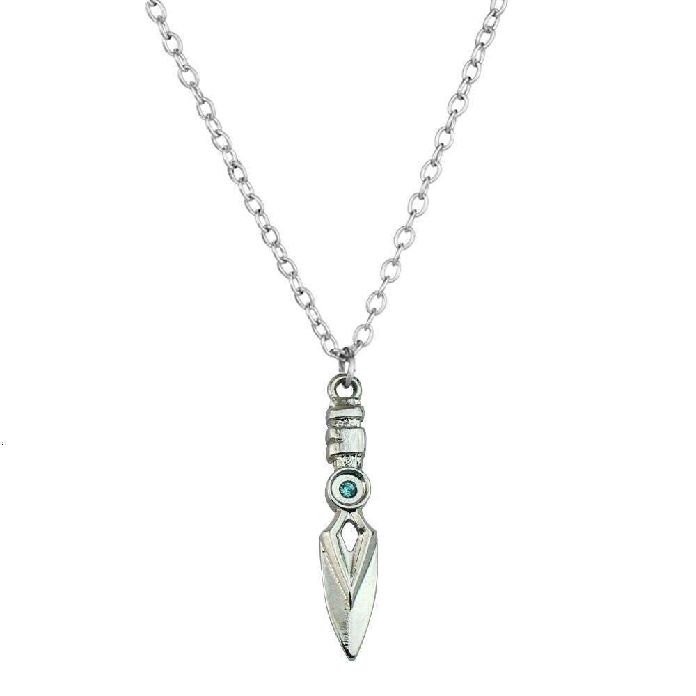 Valorant Jett Women Men Fashion Gamer Jewelry Accessories Knife Pendant Necklace Gift for Her H260312