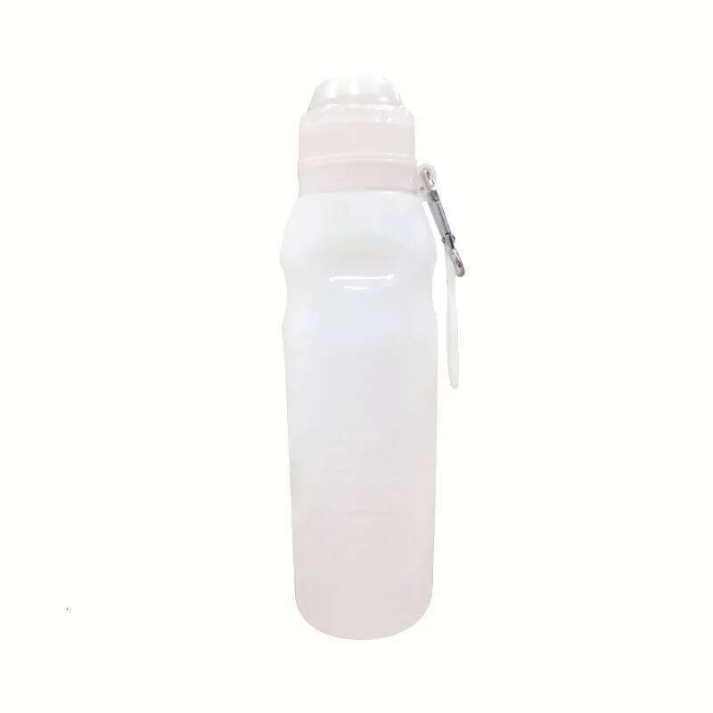 600ml Silicone Folding Drink Water Bottle Portable Cup Travel Outdoor Sport Bottles Bike Cycling Accessories Z260313