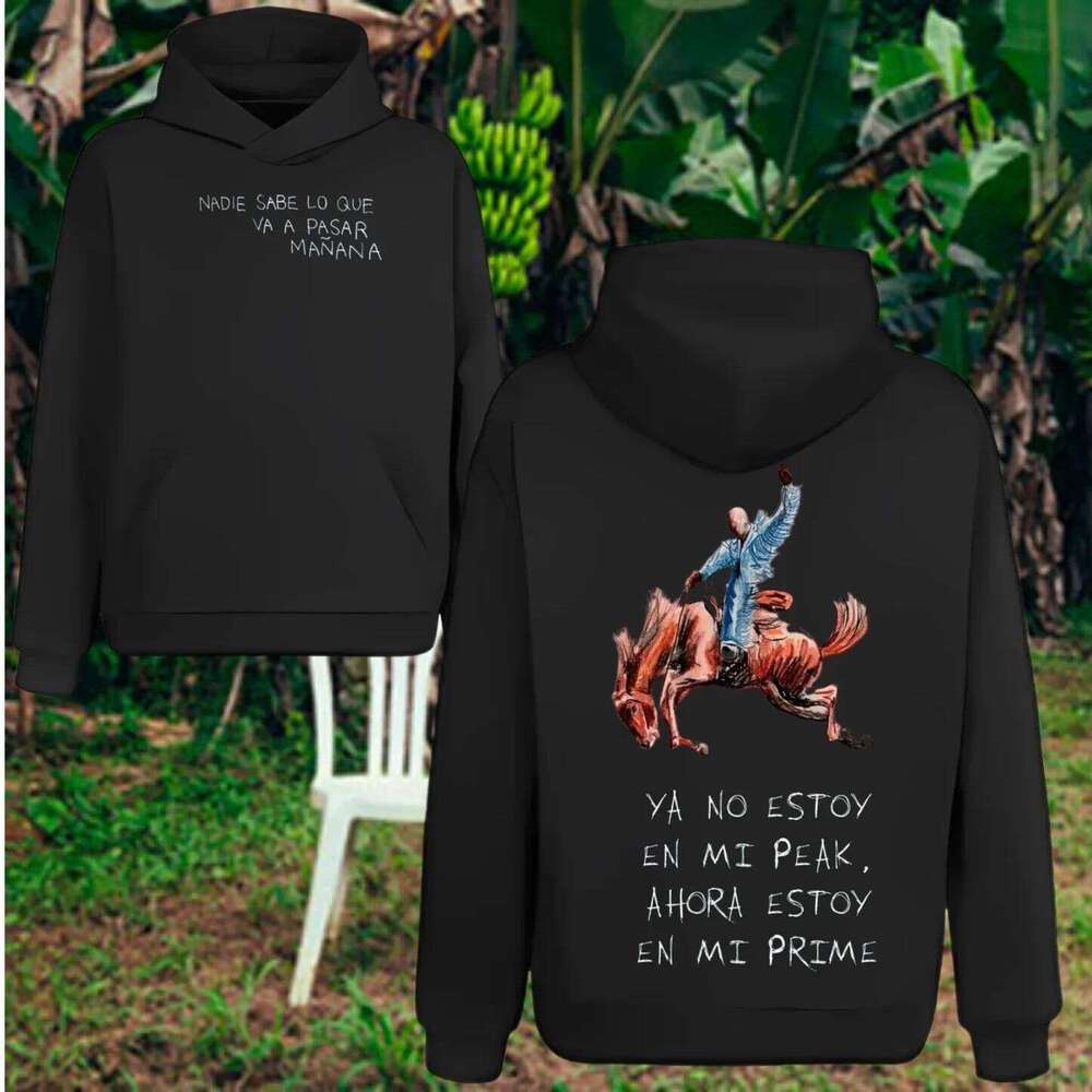 European American Rapper Singer Bad Bunny Graphic Hoody Men Women Fleece Warm Oversized Y2k Sweatshirt Female Thick Pullover Top Z260314