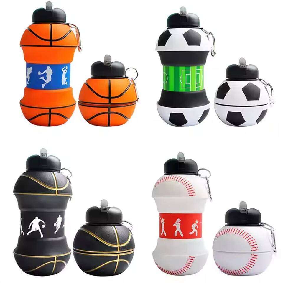 200ml/550ml Basketball Soccer Sports Ball Design Tumbler - Insulated Stainless Steel Drinking Cup Gift for Men Women Kids Z260314