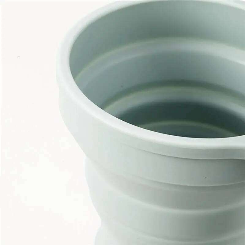 FYBL-Water With Hanging Hole Silicone Folding Outdoors Travel Portable Washing Cup Fashion Z260313