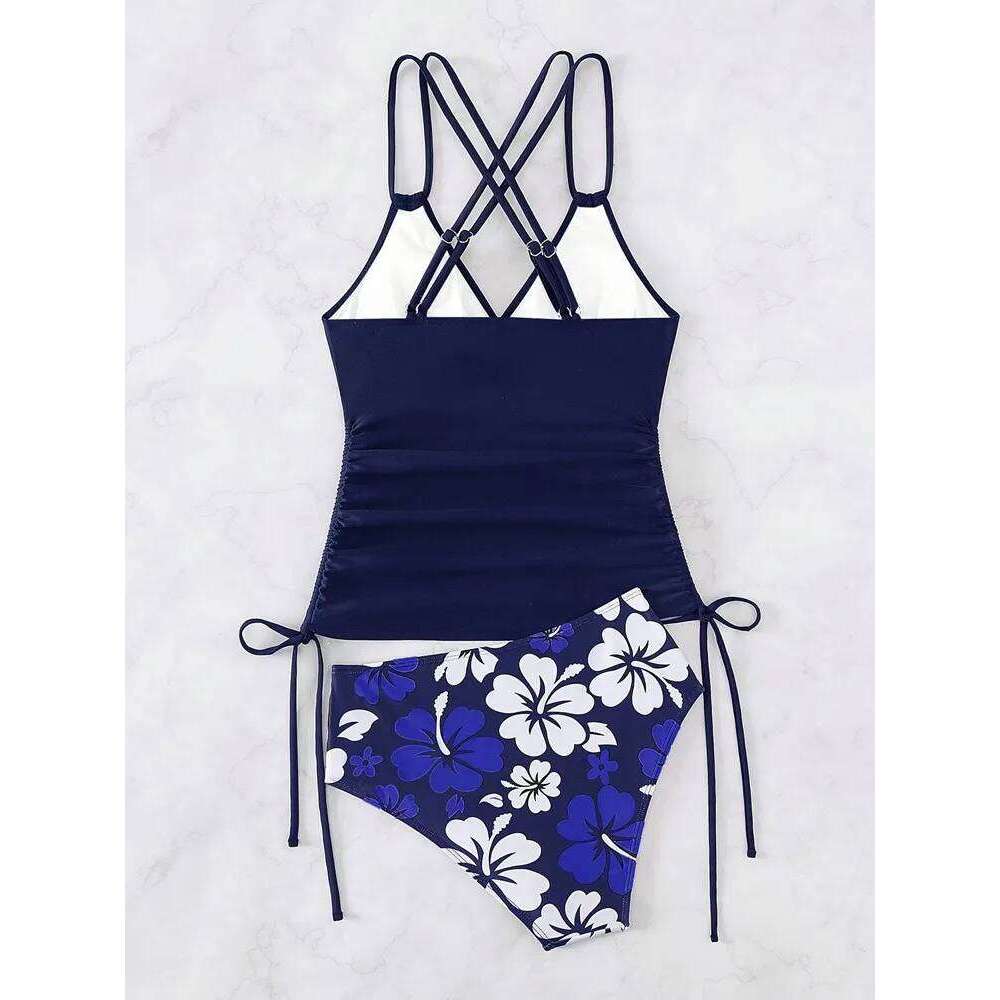 Sexy Swimwear Women Tankini 2026 Bikini Set Two Pieces Swimsuit Woman Bathing Suit Female Brazilian Beach Wear Monokini Swimming 26H0313