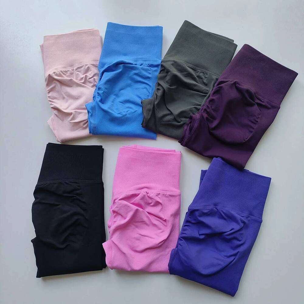 Women's Waist Seamless Yoga Leggings Push-Up Sport Tights High Elastic Fitness Running Pants Hip Lift Gym Pilates Wear 26Y0313