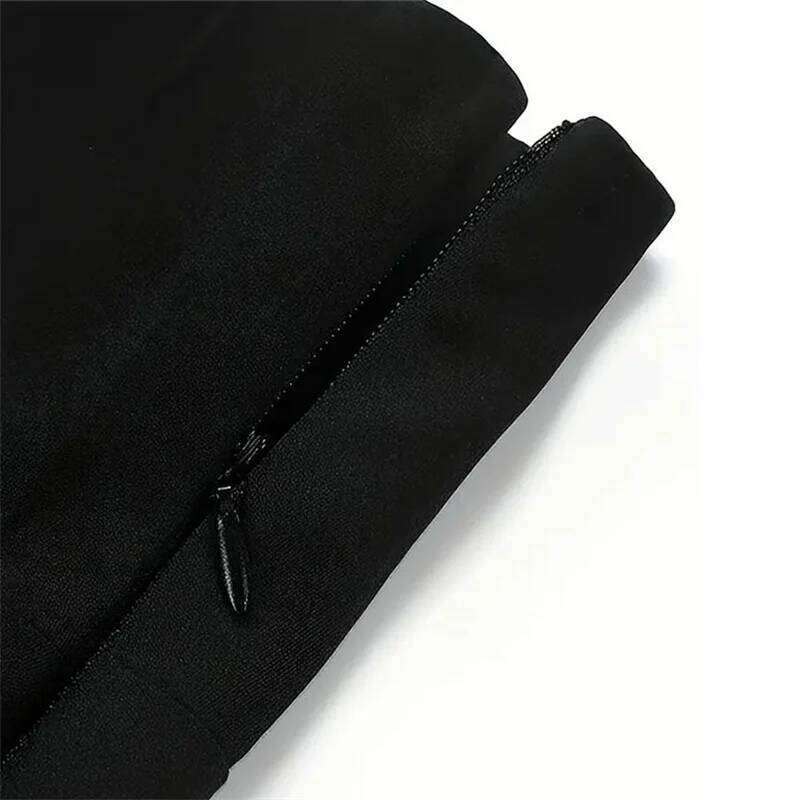 Streetwear Mall Goth Women Harajuku Y2k E-girl High Waist Bandage Black Mini Skirt Dark Gothic Punk Emo Alt Club Wear Z260314