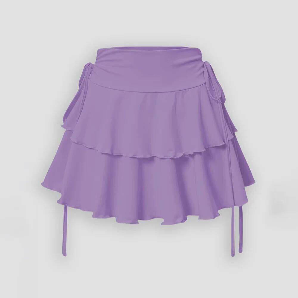 Y2k New Solid Color Women Summer Fashion Outdoor Versatile High Slim Fit Elastic Waist mini Skirt Short Z260314