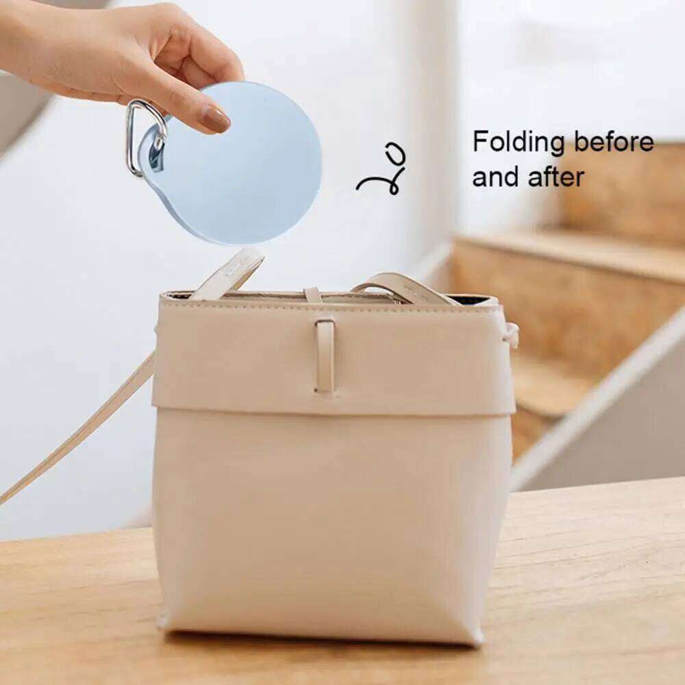 Silicone Folding with Carabiner Handle 180ml Portable Travel Washing Cup Wide-Mouth Water Container Z260314