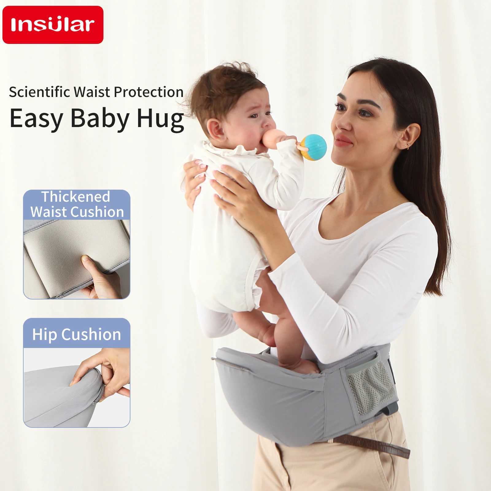 INSULAR Child Waist Stool Breathable Baby Carrier With Hip Seat 3 In 1 Multi-functional Waist Stool Front Hold Portable 4 Season X260313