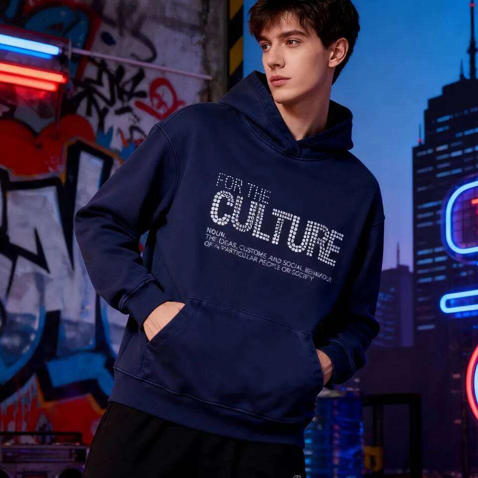 Retro Fashion Hoodies Autumn Winter New Loose American Personalized Clothing Trend Letter Rhinestones Trendy Streetwear 26Y0313