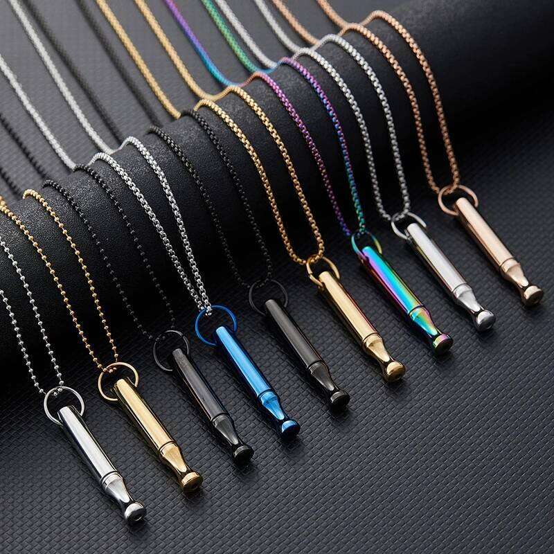 Breathlace Calm Harmony Anti-Smoking for Anxiety Stainless Steel Mindful Breathing Necklace H260312
