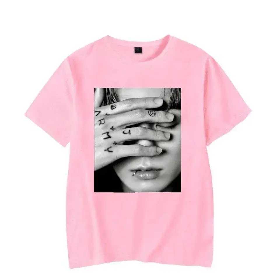 Gothic T-Shirt Kpop Aesthetic Goth Fashion Streetwear Tops Vintage T-Shirt Jungkook Graphic T-Shirt Oversized Tops Tees Unisex D260313