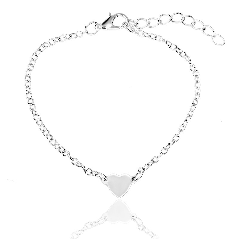 Free Shipping Simple Sexy Heart-Shaped Love Heart Bracelet For Women Handmade Jewelry