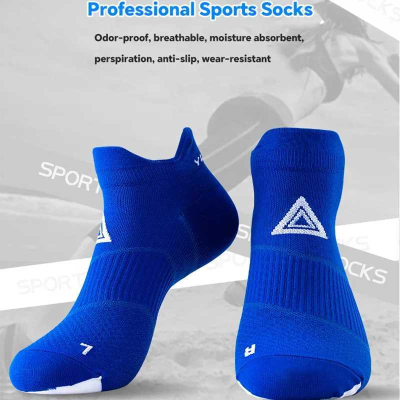 Running Nylon Short Socks for Women Men Four Season Drying Breathable Non Slip Marathon Cycling Sports Socks ONLY 1Pair D260313