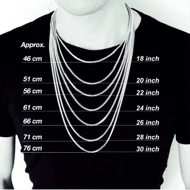YQ 316L Stainless Steel Cuban Link Chain Flat Necklace For Men Women Jewelry Accessories H260312