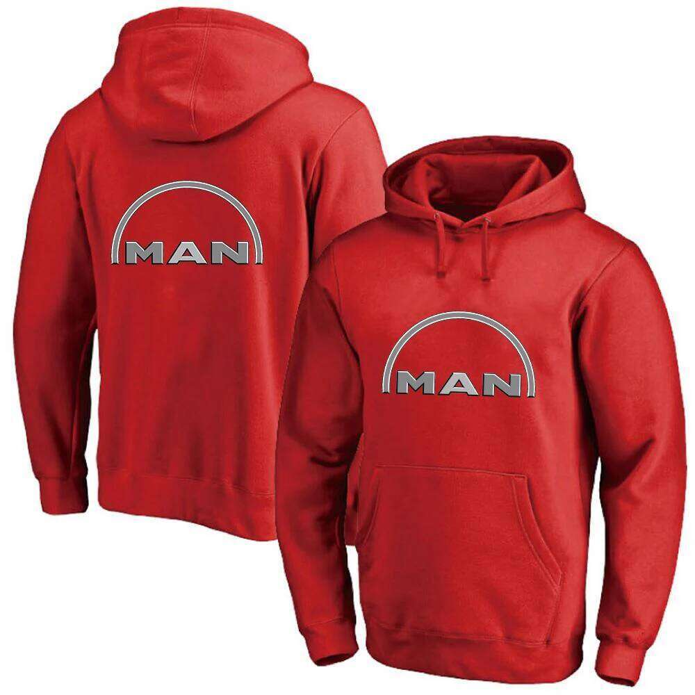 2025 Spring And Autumn Man's Truck Man Car Logo Print Solid Color Pullover Hoodies Loose Comfortable Personality Hooded Coat Z260314