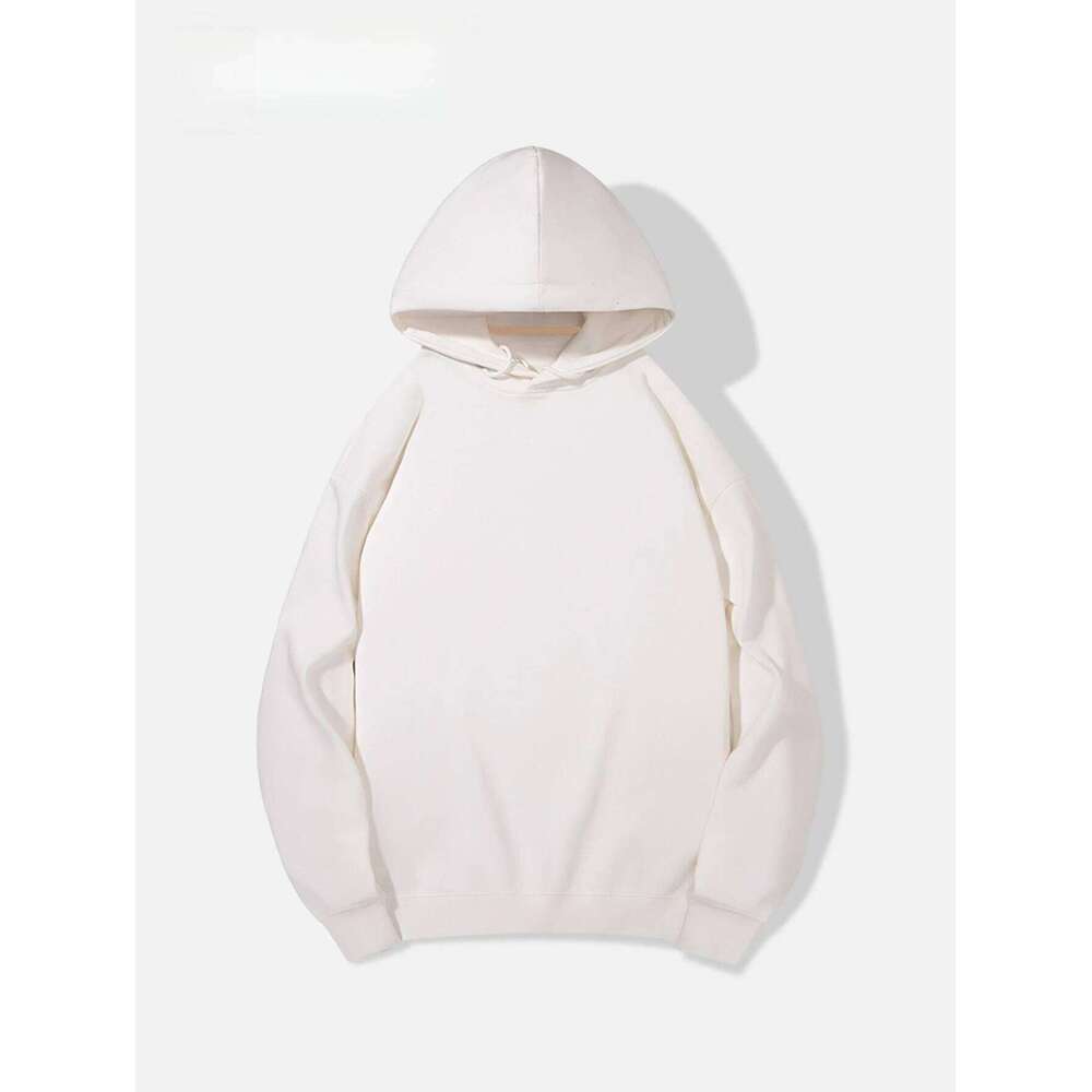 2025 Back Label "No Longer Looking Back" New Men's Pullover Long-sleeved Drawstring Hooded Sweatshirt Z260314