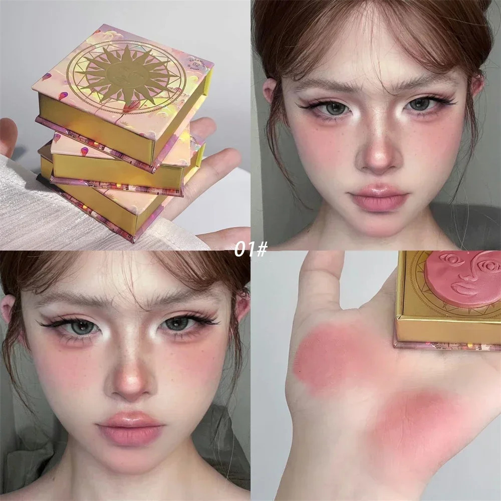 Expression Blush Cream Brown Cheek Face Rouge Relief Sunshine Blusher Mud Low Color Rendering Smooth Brightening Outline Makeup 260305