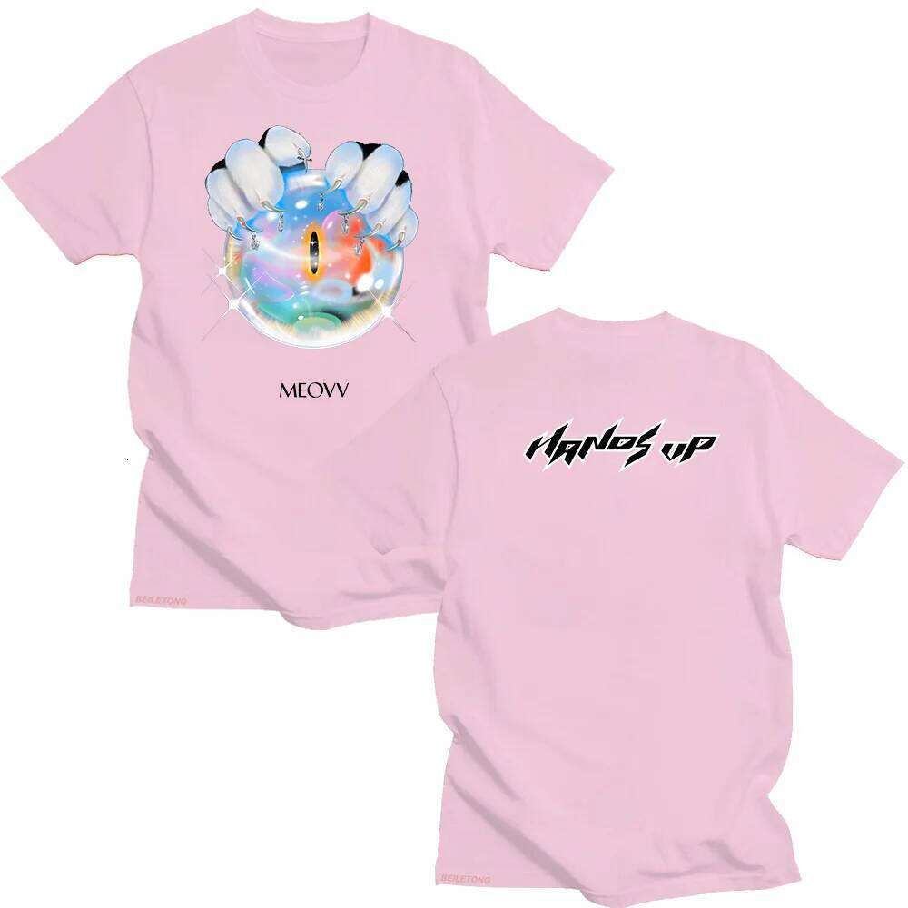 MEOVV Hands Up T shirts 2025 Fashion Unisex Cotton Short Sleeve Summer Men Women Graphic Tees Kpop Oversized T-shirts Streetwear Z260314