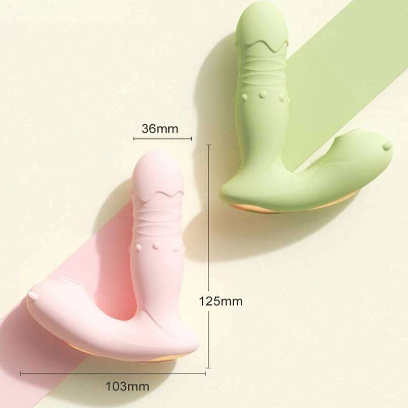 Women's App Control G-Spot Rabbit Vibrator Vibrating & Thrusting Models Heating Clitoral Sucker Little Devil Adult Sex Toys 26H0313
