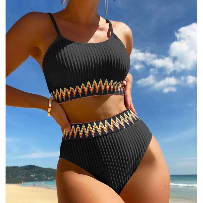 Sexy High Waist Bikinis 2026 Swimsuits Women's Swimwear Push Up Female Beach Swimming Wear Bathing Suits Bikini Set Pool Bather Y260303