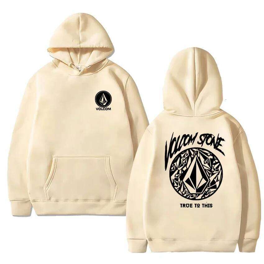 Volcom men's hoodie long-sleeved sweatshirt Hip-hop fashion casual street outdoor autumn and winter sportswear Z260314