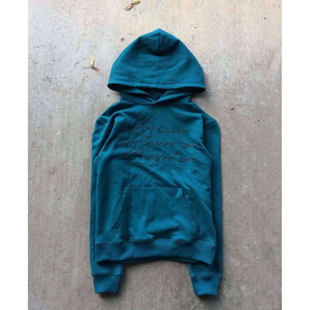 Y2K Winter American Retro Letter Print Hoodies Pullover High Street Fashion Casual Men And Women Commuting All-match Sweatshirts Z260314