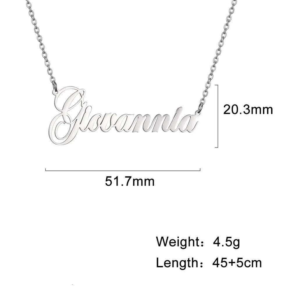 Sipuris Custom Name Personalized Golden Choker Stainless Steel Necklace For Women Man Customized Jewelry Weddings Gifts H260312