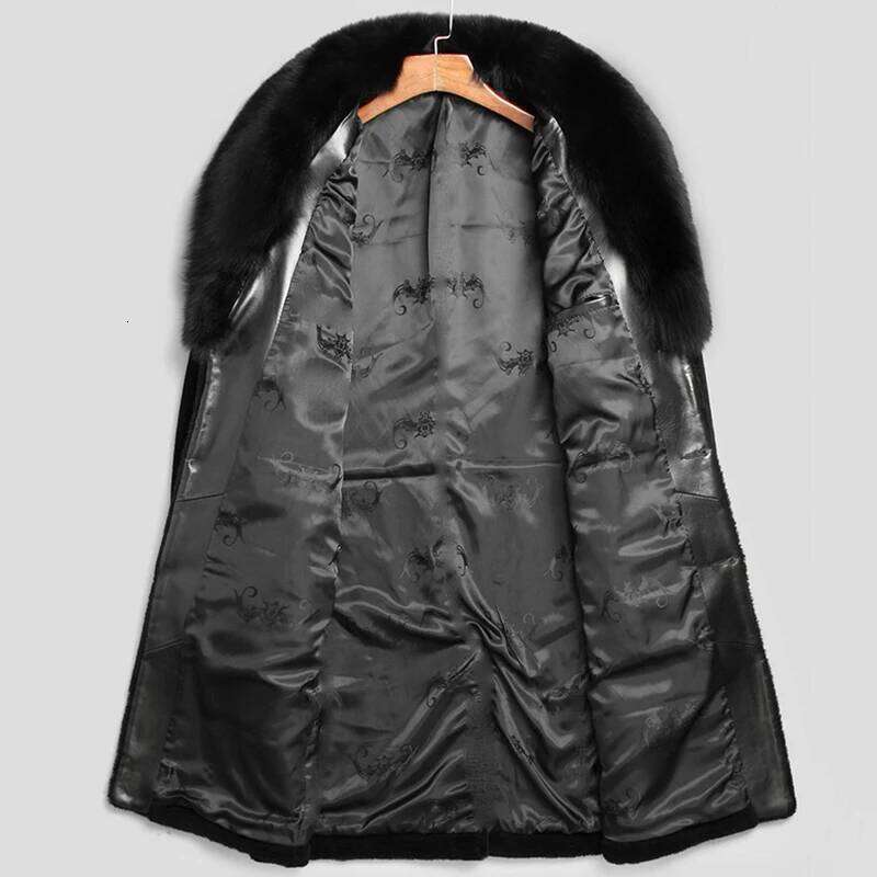 PFHQ Leisure Warm Original Faux Fur Coat Tide Autumn Men's Darkwear Streetwear Single Breasted Outdoor Chic Windbreakers 21Z1490 Z260313