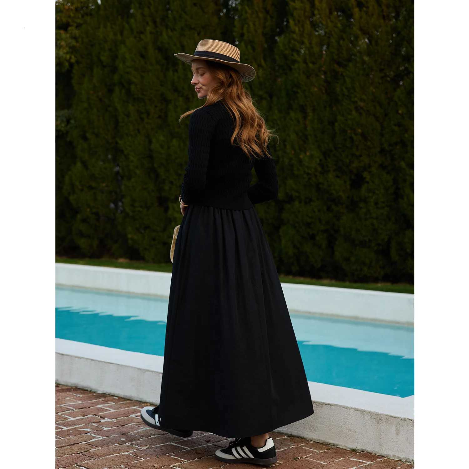 AP SS26 Women Sleeveless Dress Elastic Waist Skirt Cable Cardigan Clothing ElegantT260314