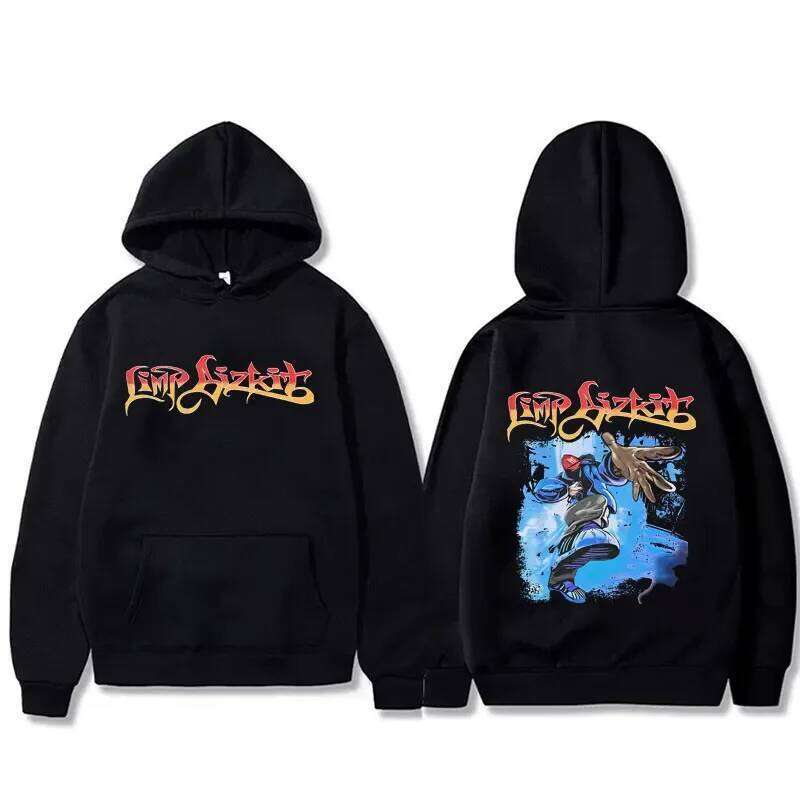 Autumn/Winter Rock Band Limp Bizkit Significant Other Men's/Women's Retro Harajuku Street Wear Men's Fashion Casual Hoodie Z260314