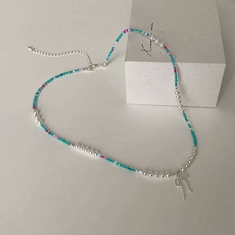 Y2K Girls Geometric Minimalist for Women Choker Necklace Daily Chain Crystal Cube Neck Jewelry H260312