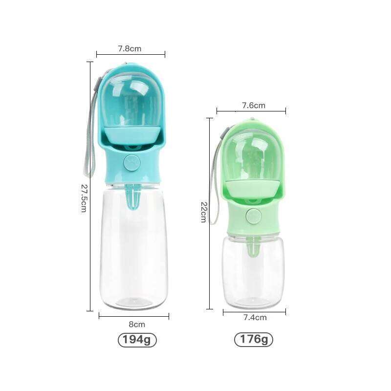 IPK Portable Dog Cat Bottle with Storage Food and Water Container for Puppy Pets dogs Feeder Bowl Outdoor Travel Pet supplies 26W0313