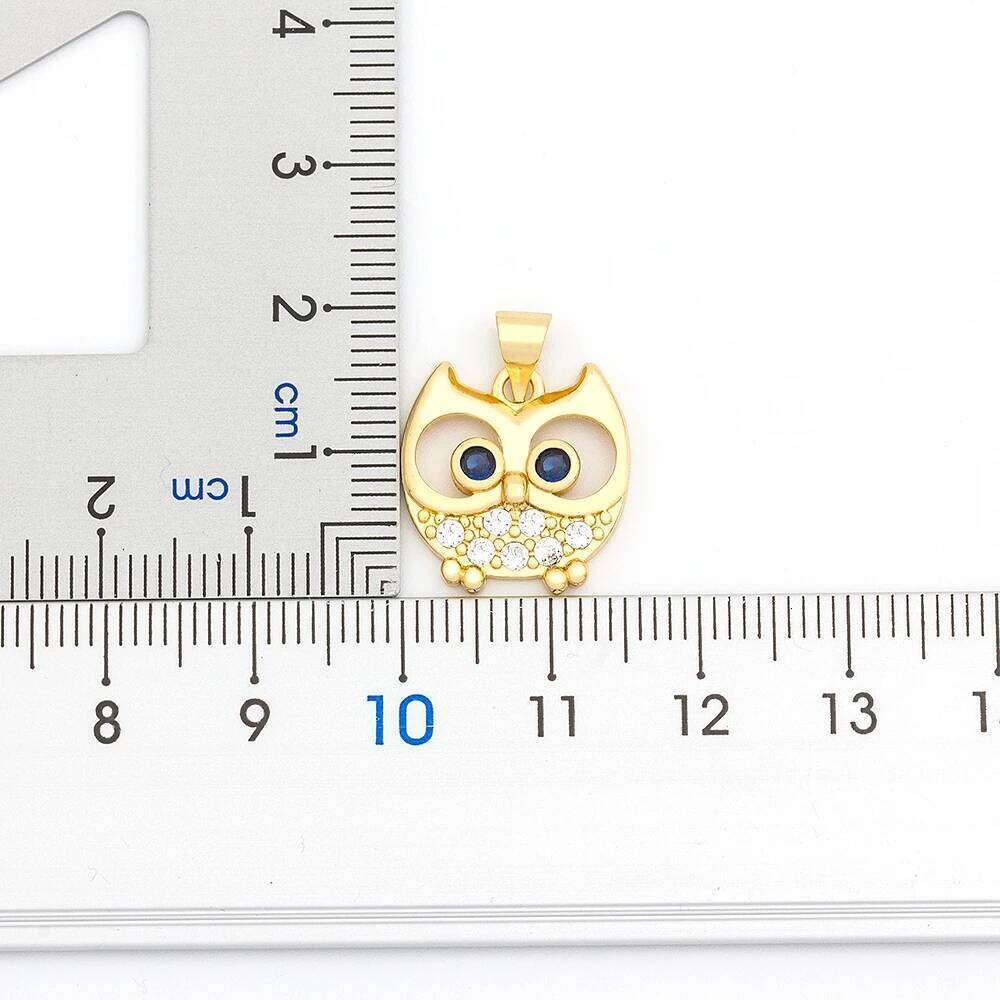Nidin New Arrival Charm Fashion Owl Pendant Long Sweater Chain Necklaces Vintage Statement Animal Rhinestone Jewelry For Women H260312