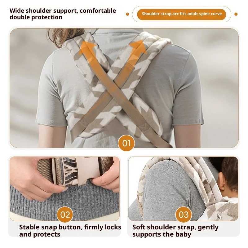 Portable Baby Carrier LinenToddler Wrap Shoulders Multifunctional Strap Infant Bag Adjustable Hipseat Shoulder Quality Sling X260313