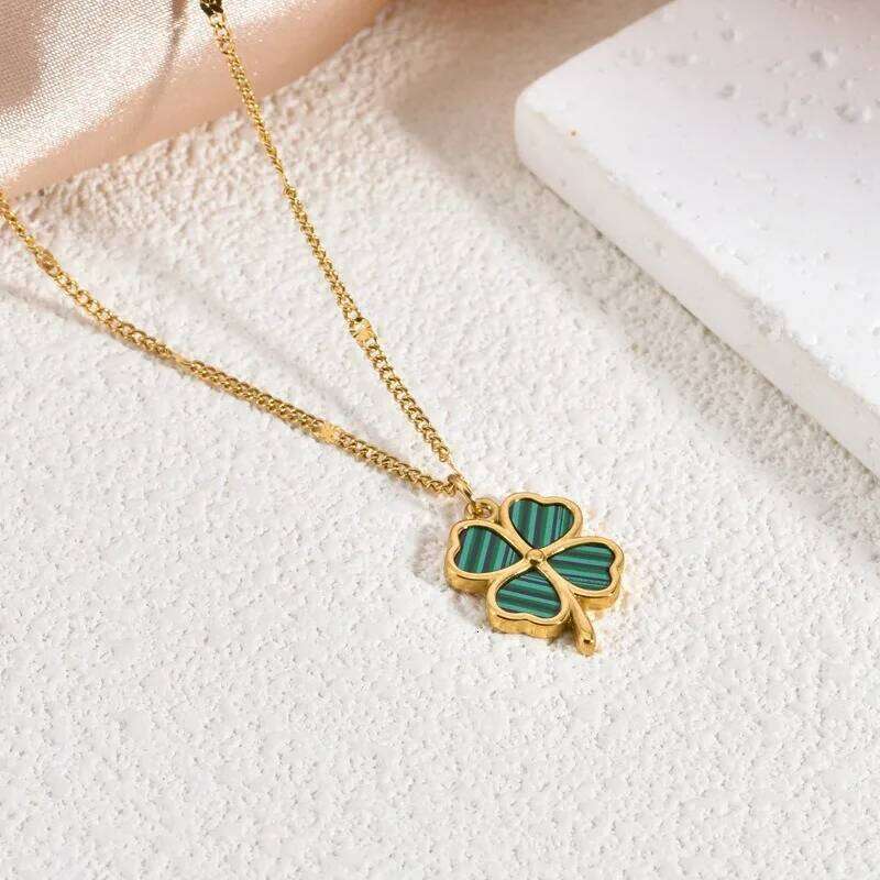 Heart-shaped Cr Pendant Necklace Deformed 4-in-1 Titanium Steel Clavicle Choker Chain Aesthetic Jewelry Gifts H260312