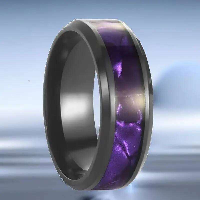 Autumn and Winter New Style Fashion Couple Romantic Women Ring Trendy Men Stainless Steel Rings Wedding Band Jewelry H260312